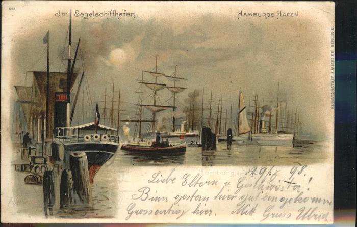 Hamburg Segelschiff Hafen