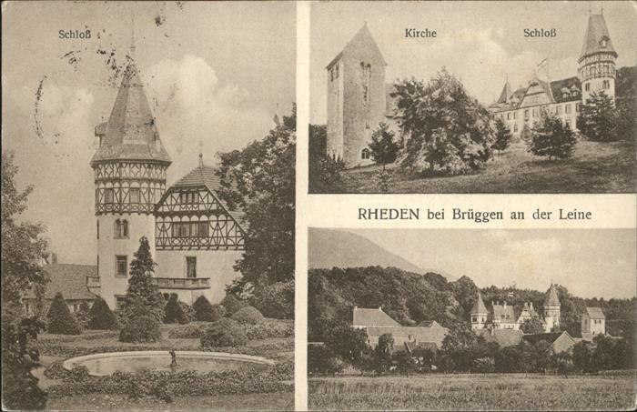 Rheden Panorama Schloss Kirche