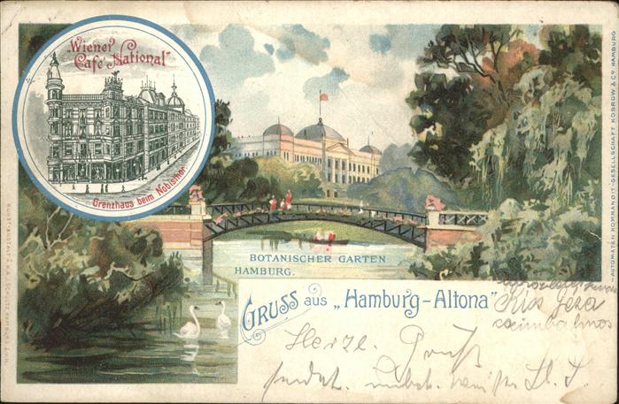 Altona Hamburg Botanischer Garten Grenzhaus beim Nobisthor