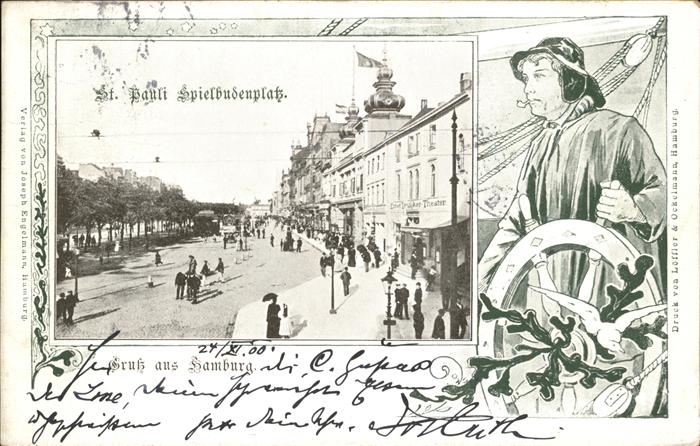 St Pauli Spielbudenplatz Steuermann