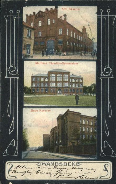 Wandsbek Alte Kaserne Matth Claudius Gymnasium N