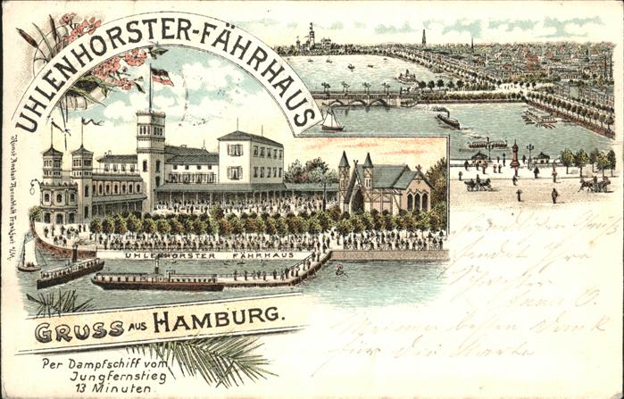 Hamburg Uhlenhorster Fährhaus Jungfernstieg