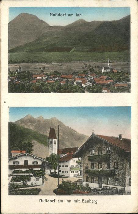 Nussdorf Inn Panorama Ortsansicht mit Heuberg Feldpo