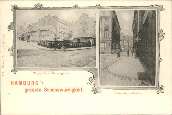 Hamburg Wagenplatz Herrengraben Pulverthurmbrüc