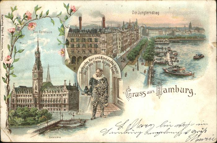 Hamburg Rathaus Jungfernstieg