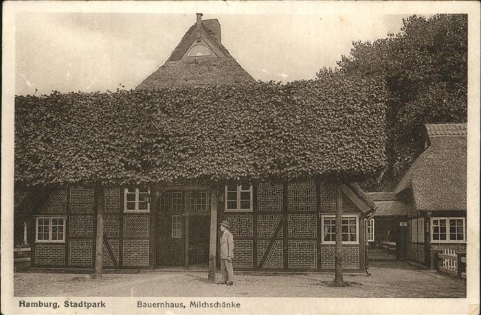 HAMBURG  CITY Stadtpark Bauernhaus Milchschaenke