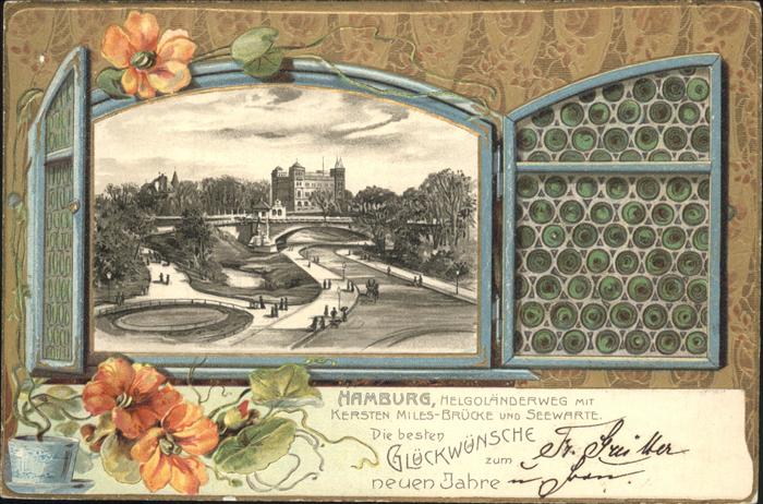 Hamburg Helgoländer Weg Miles Brücke Seewarte