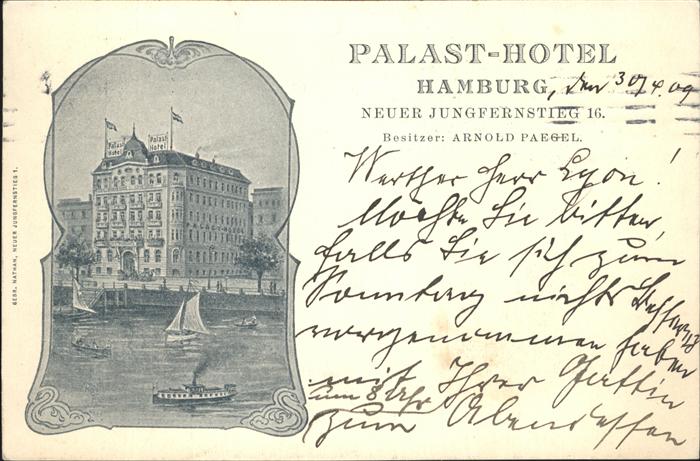 Hamburg Palast Hotel Jungfernstieg