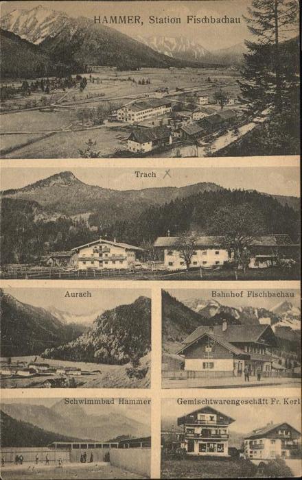 Aurach Hammer Station Fischbachau Bahnhof