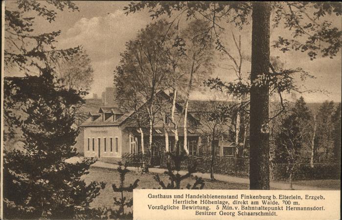 Elterlein Gasthaus Handelsbienenstand Finkenburg