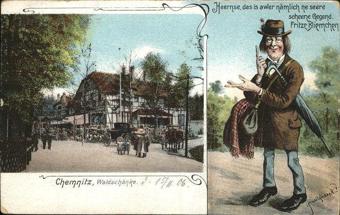 Chemnitz Clown Fritze Bliemchen Waldschänke