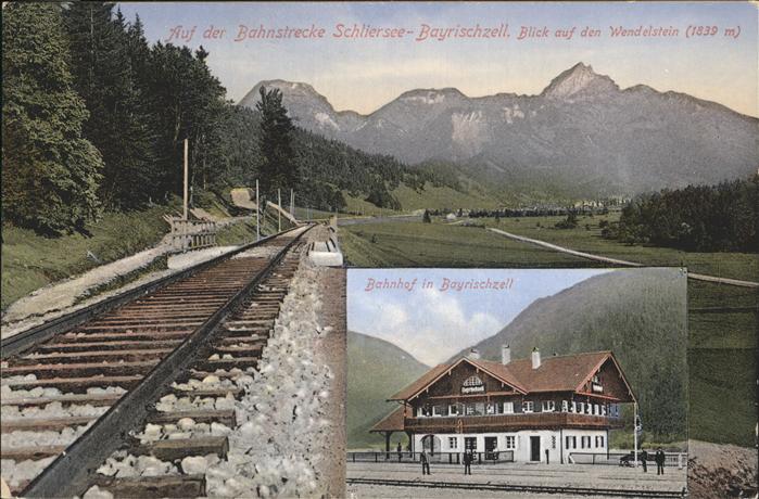 Schliersee Bahnstrecke Bayrischzell Wendelstein