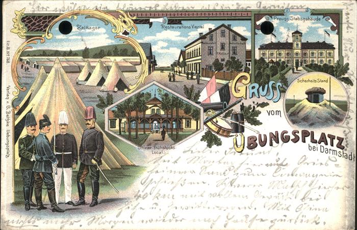 Darmstadt Übungsplatz Preuss Stabsgebäude