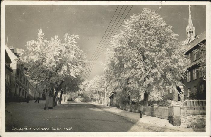 Joehstadt Kirchstrasse Rauhreif