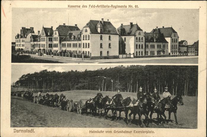 Darmstadt Griesheimer Exerzierplatz Kaserne Solda