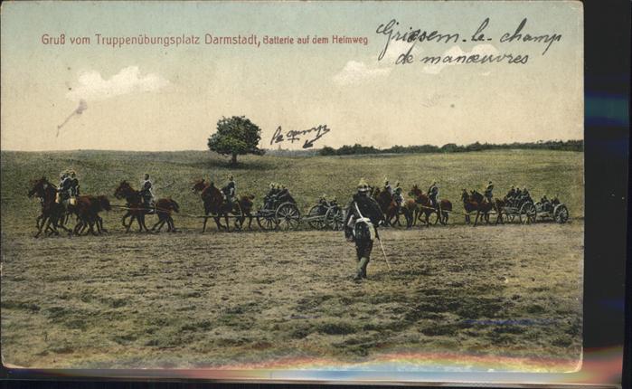 Darmstadt Truppenübungsplatz Heimweg Soldaten