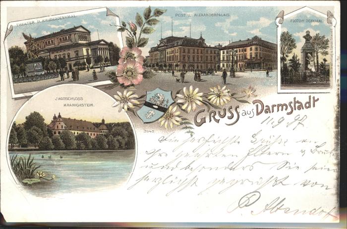 Darmstadt Jagdschloss Kranichstein Alexanderplatz