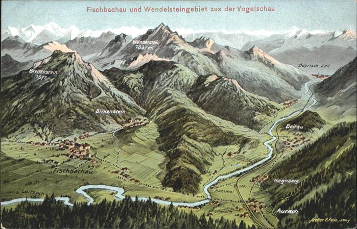 Fischbachau Wendelsteingebiet Vogelschau Hagnberg A
