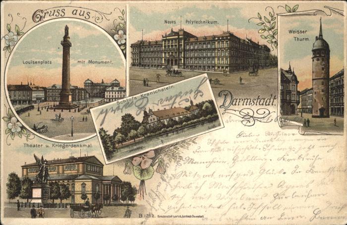 Darmstadt Weisser Thurm Polytechnikum Louisenplat