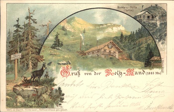 Rote Wand Roth-Wand Boecklein-Huette