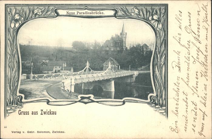 Zwickau Sachsen Neue Paradiesbruecke