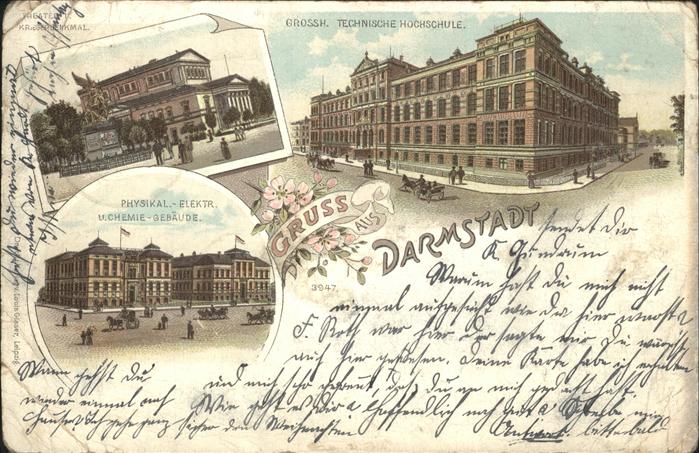 Darmstadt Grossh. Technische Hochschule Physikal-