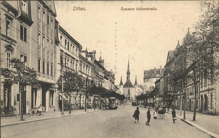 Zittau Äussere Weberstr. Strassenbahn
