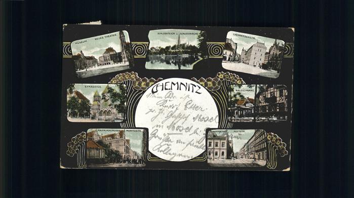 CHEMNITZ Sachsen Museum Neues Theater Schlossteich