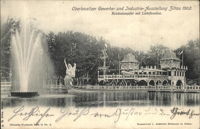 Zittau Reichsdampfer Lichtfontäne