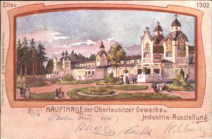 Zittau Haupthalle Oberlausitzer Gewerbe- Indus