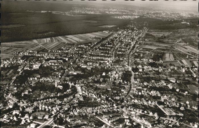 Darmstadt Eberstadt Fliegeraufnahme