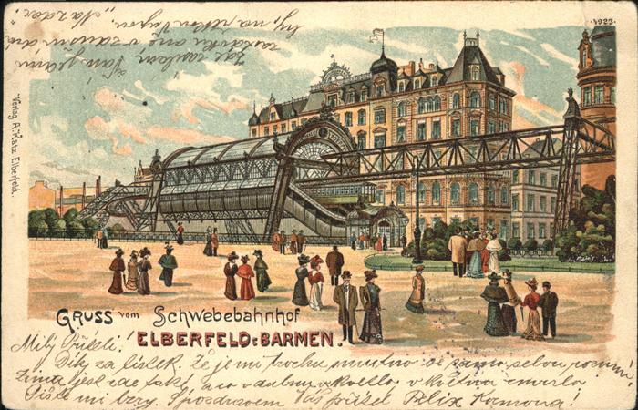 Elberfeld Wuppertal Barmen Schwebebahn