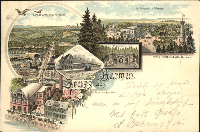 Barmen Wuppertal Luftkurhaus Bergbahn