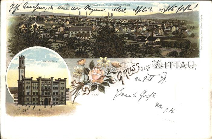 Zittau Rathaus Totale