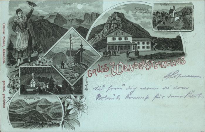 Wendelsteinhaus Wendelstein Tracht Bayrisch Zell