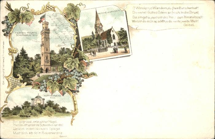 Untertuerkheim Thurm Geibel Gedicht