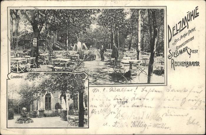 Chemnitz Pelzmühle Siegmars Post Reichenbrand