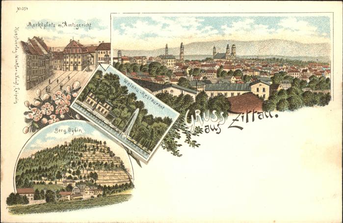 Zittau Berg Oybin Weinau-Restaurant Marktplatz Amtsgericht