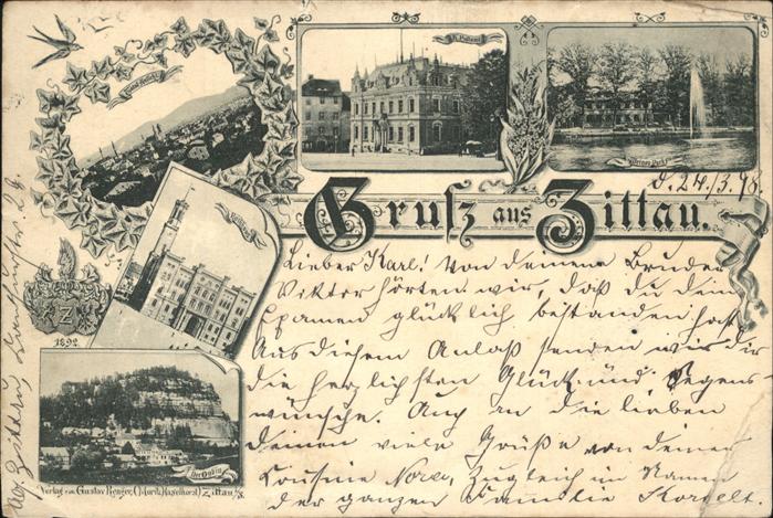 Zittau Berg Oybin Weinau Fontäne