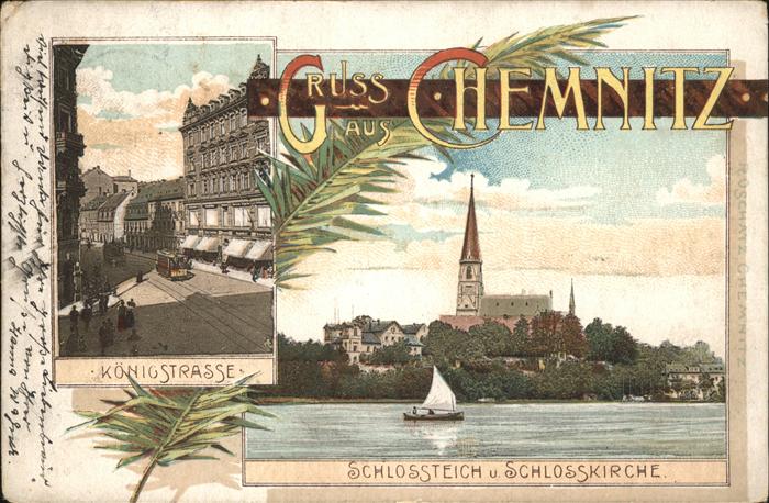 Chemnitz Schlossteich Schlosskirche Königstr.