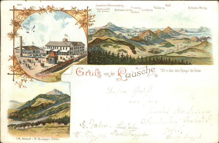 Lausche Jeschken Rechenberg Schloss Bonig Bergw