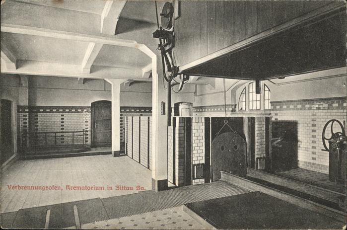 Zittau Verbrennungsofen Krematorium Innen