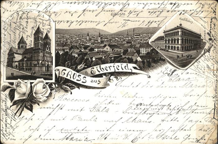 Elberfeld Wuppertal Rathaus Marienkirche