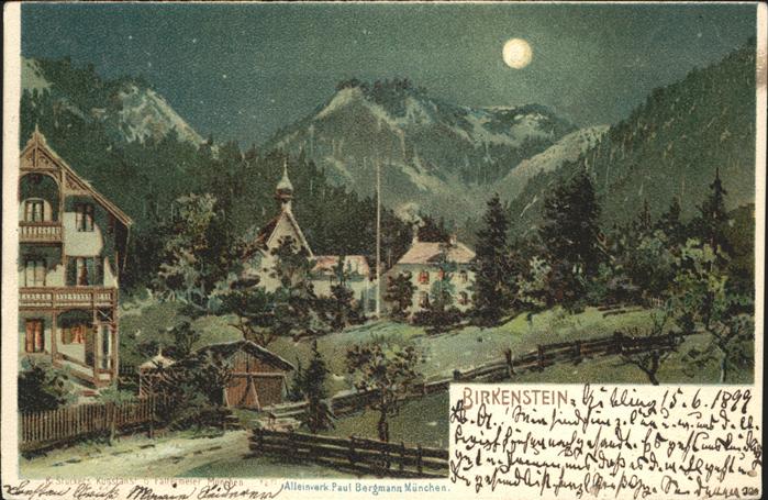 Birkenstein Nacht Mond
