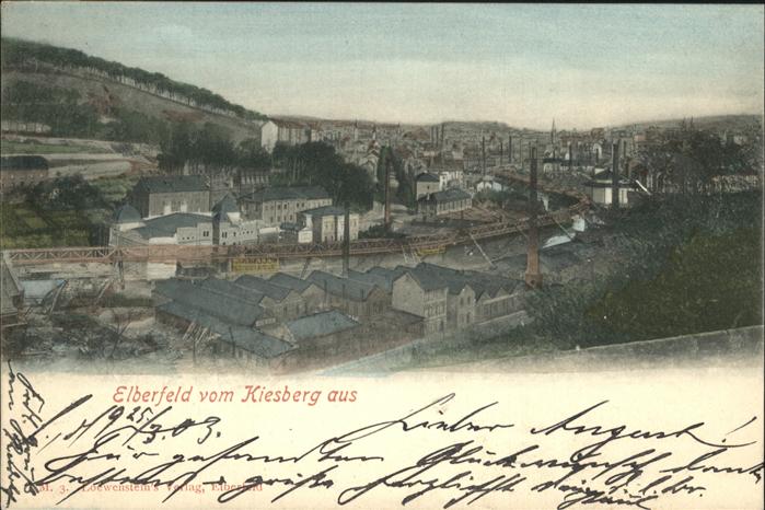 Elberfeld Wuppertal Kiesberg Industrie