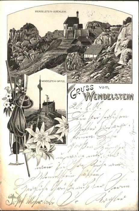 Wendelstein Berg Kirchlein Spitze Edelweis