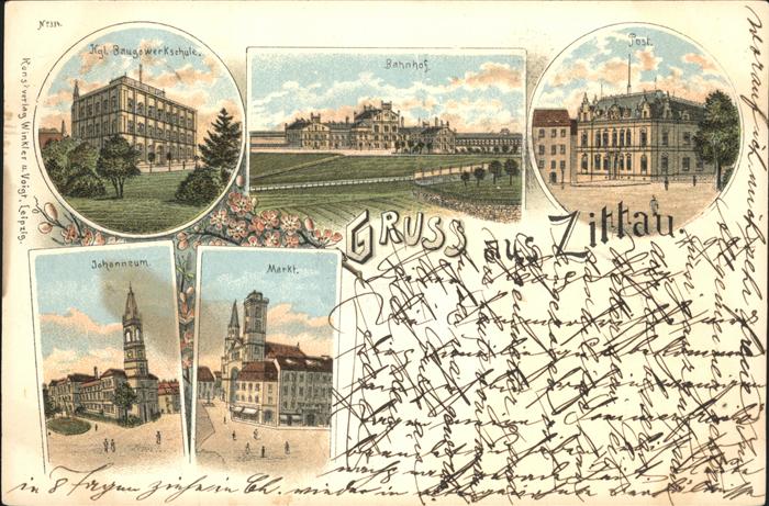 Zittau Bahnhof Post Markt Johanneum