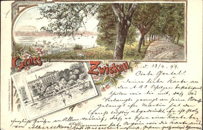 Zwickau Sachsen Schwanenschloss