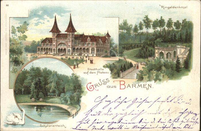 Barmen Wuppertal Ringeldenkmal Schwanenteich