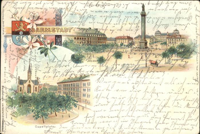 Darmstadt Capellplatz Wappen